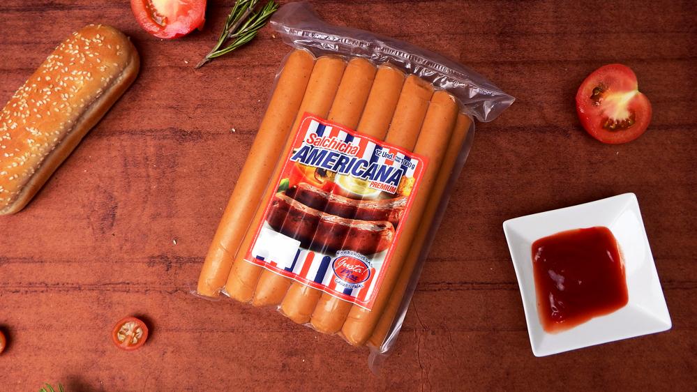 carnes frías salchicha americana